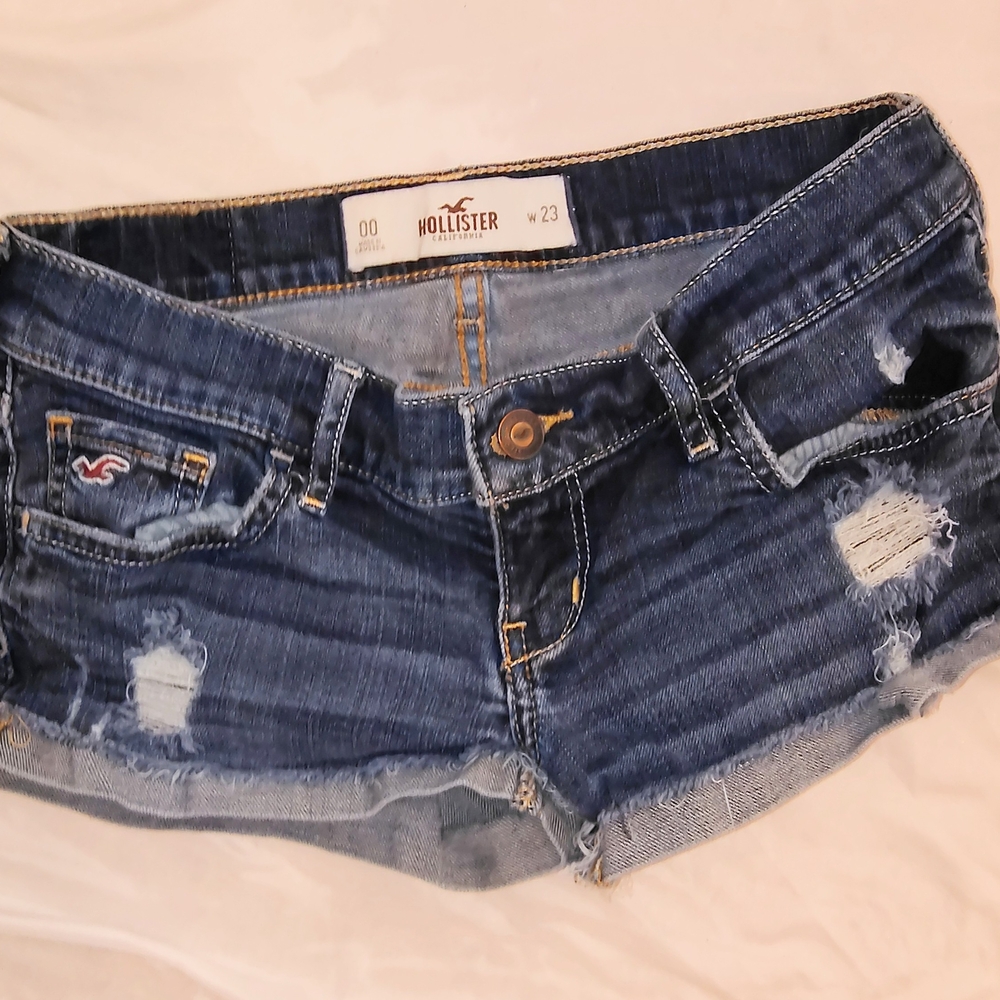 Hollister Blue Denim Shorts